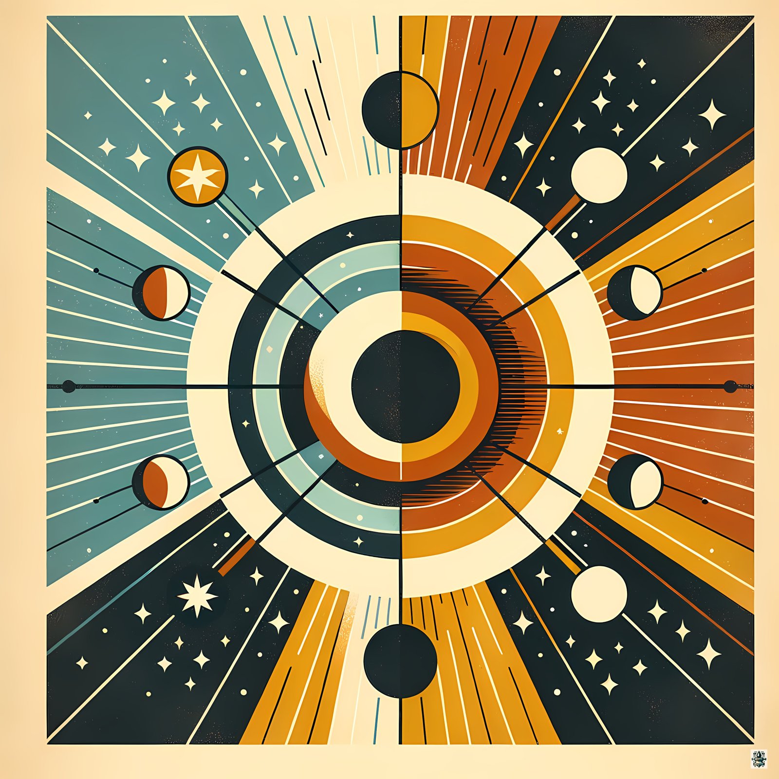 Geometric Sun and Moon Celestial Orbit Design