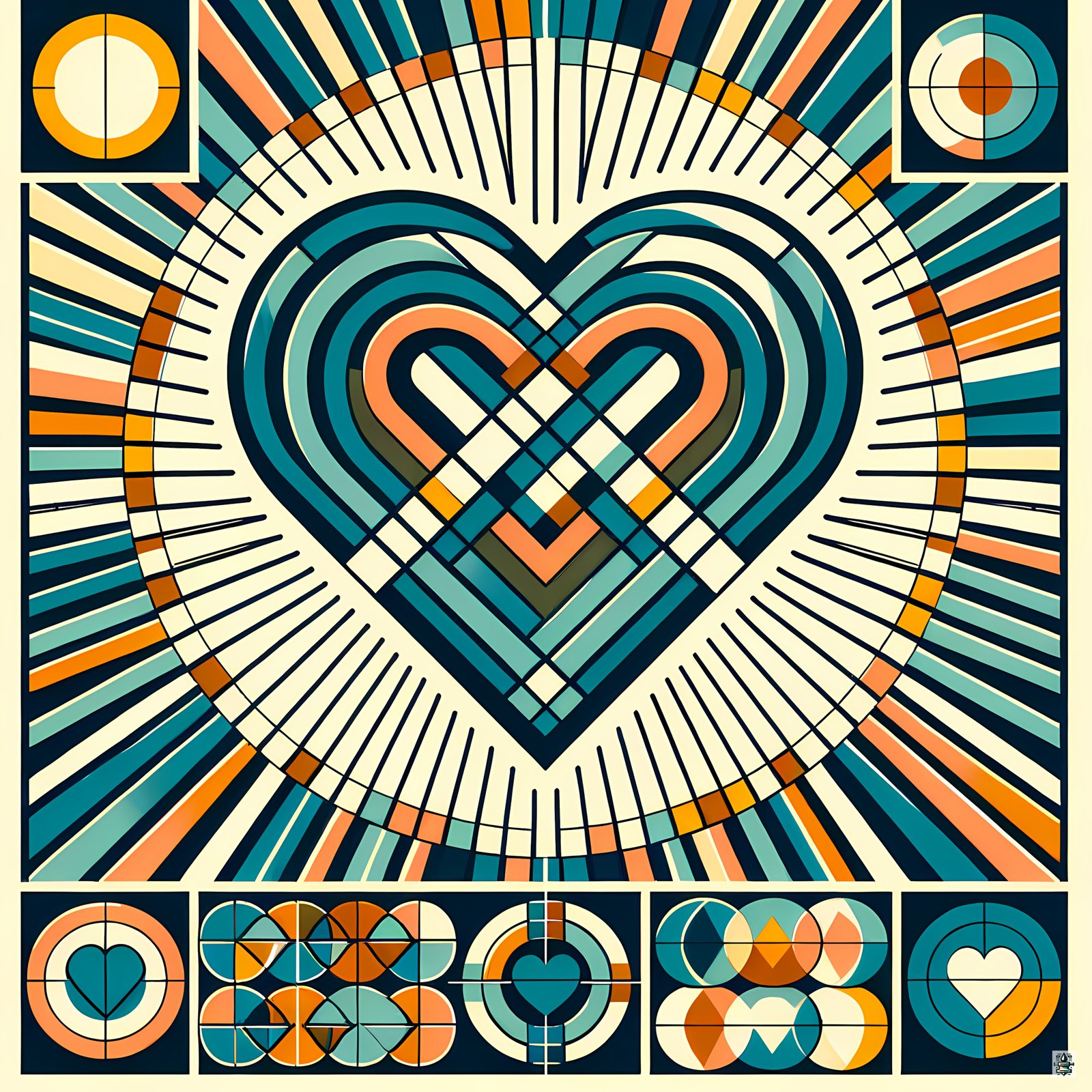 Geometric Heart Radiance