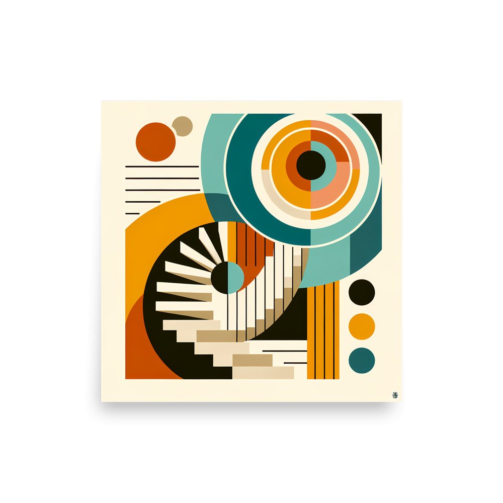 Geometric Circles and Staircase Abstract