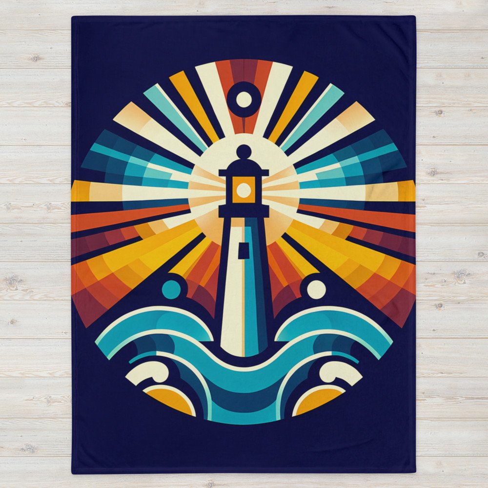 Geometric Lighthouse Sunburst