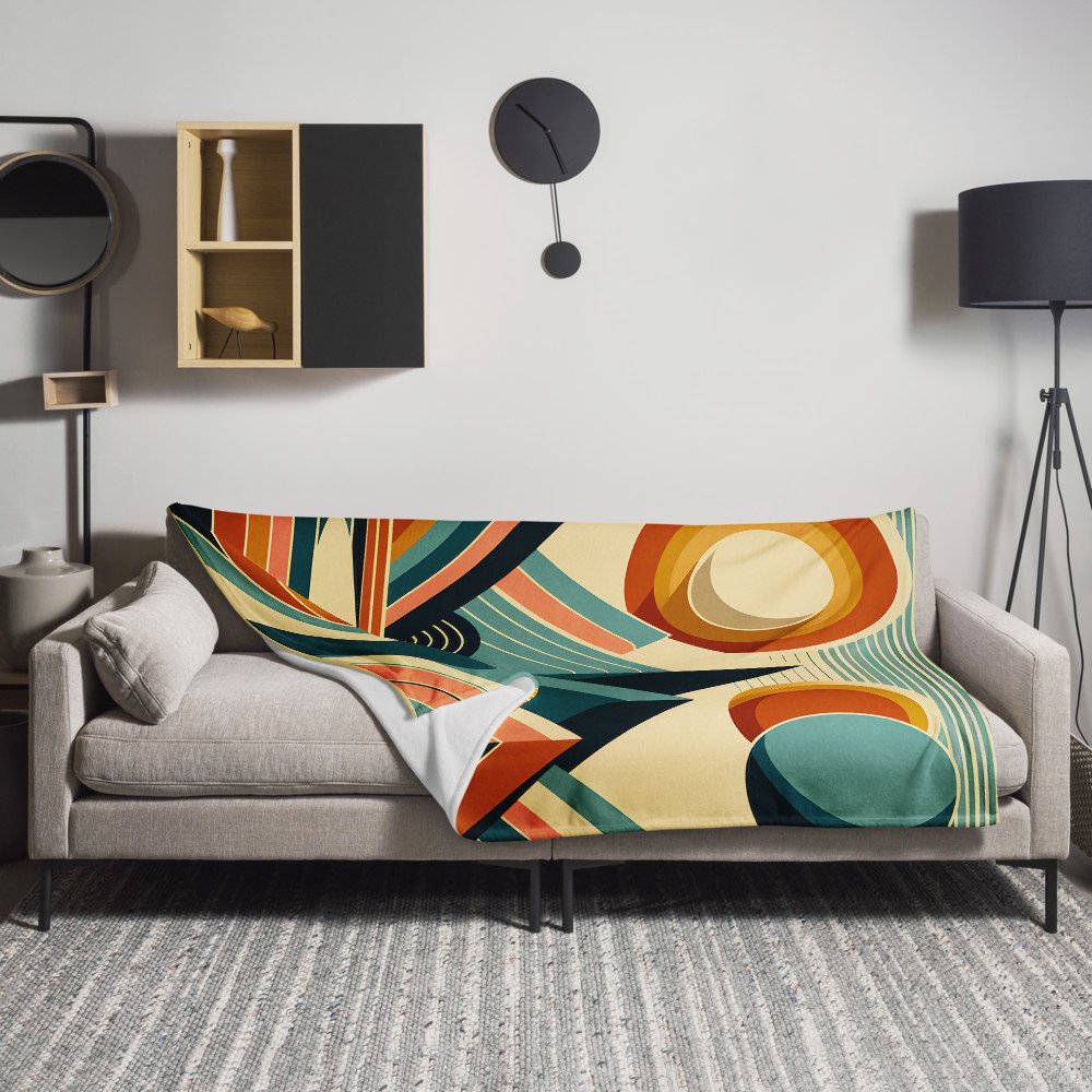 Geometric Mountains with Twin Suns and River