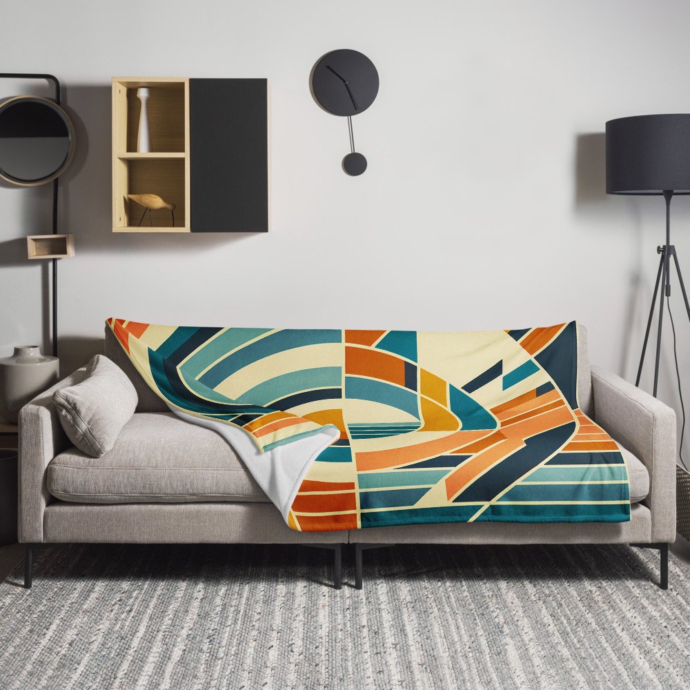 Geometric Circular Number Nine Design