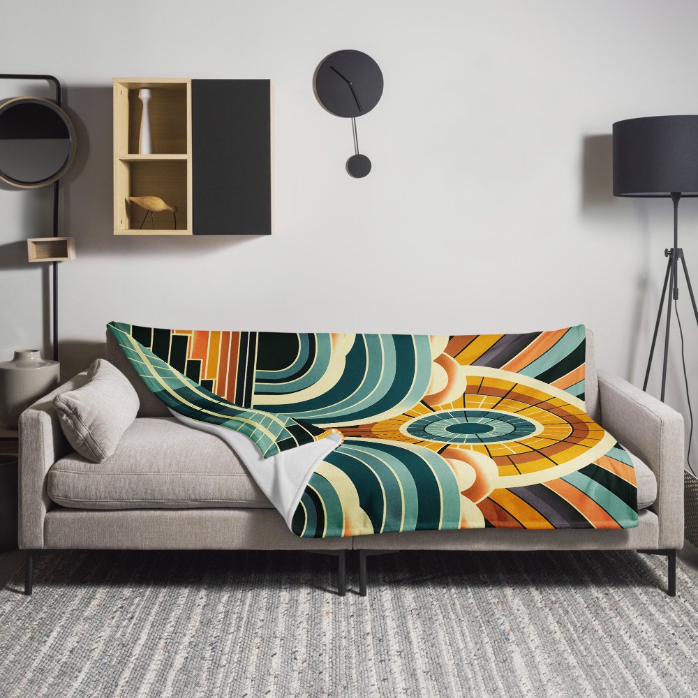 Geometric Sunburst Arches and Stairway