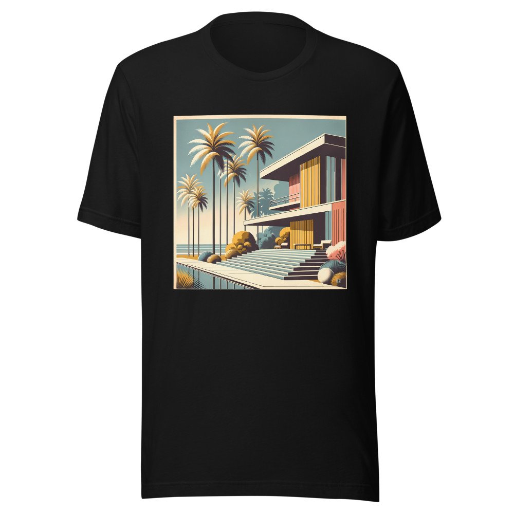 Mid Century Modern Palm House by the Sea